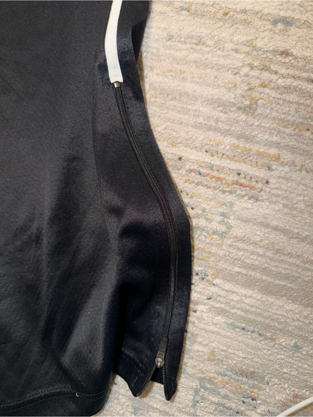 Nike Adult Black Joggers with White Side Stripes